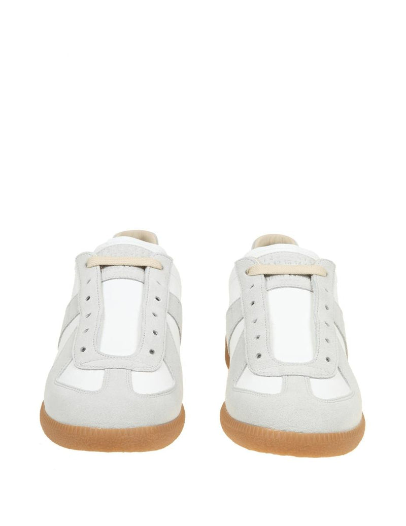 Maison Margiela Suede And Fabric Sneakers