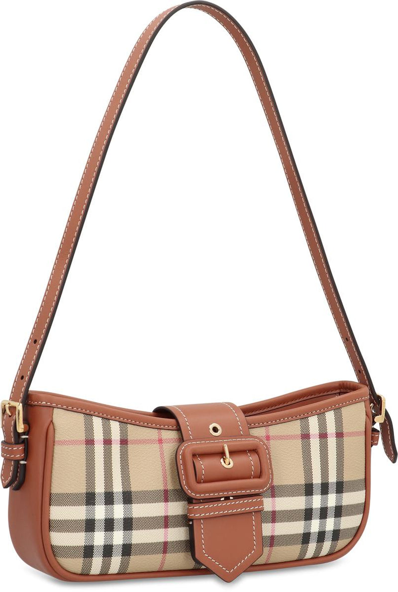 Burberry Check Print Shoulder Bag