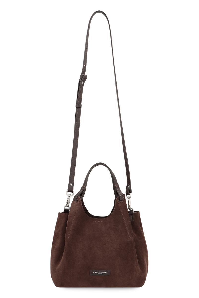 Gianni Chiarini Dua Suede Handbag