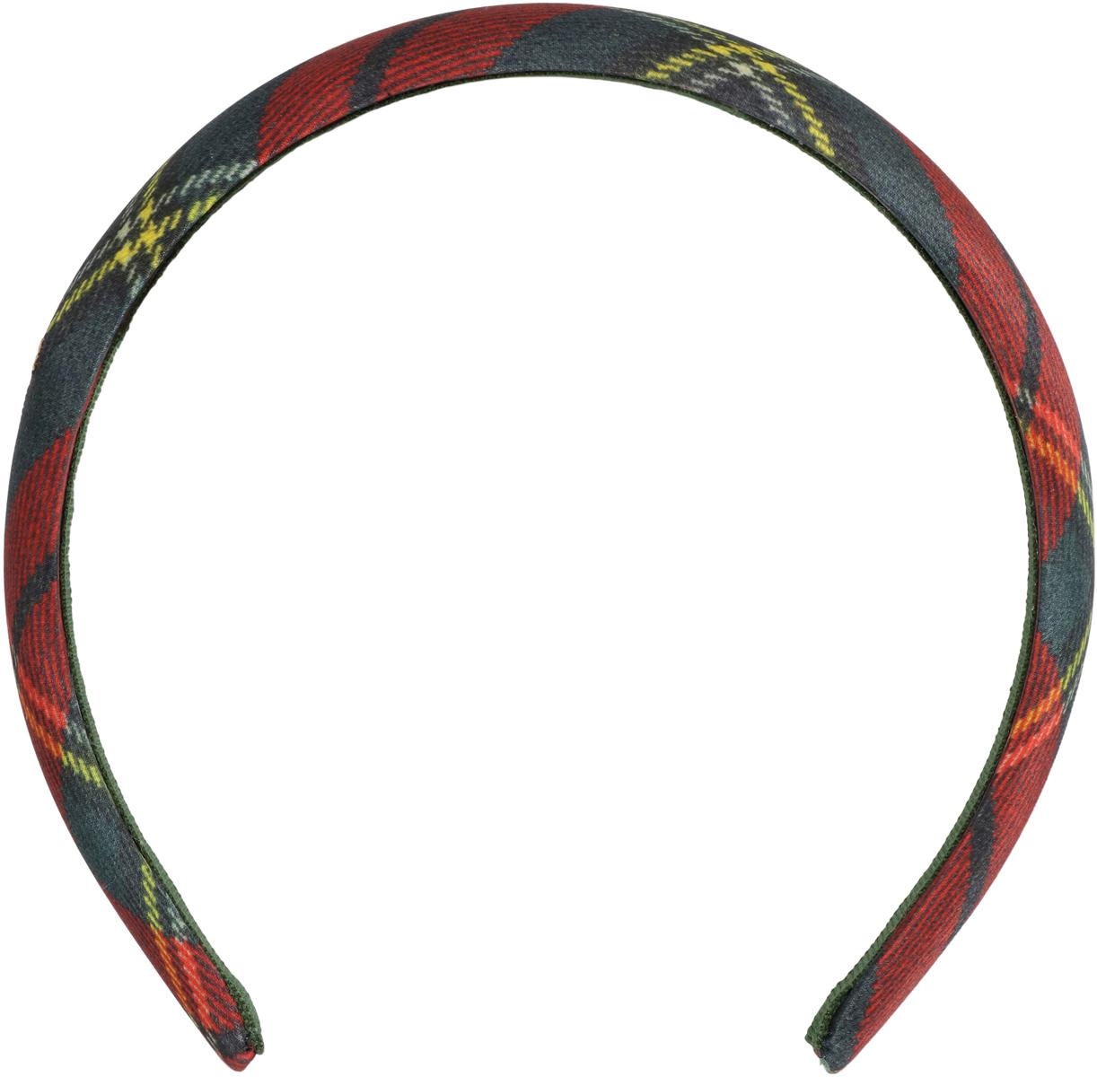 Vivienne Westwood Scarlet Headband In Tartan Silk