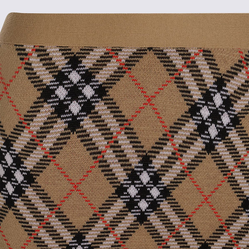 Burberry Beige Wool Skirt