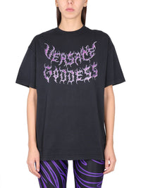 Versace Goddess Oversized T-Shirt