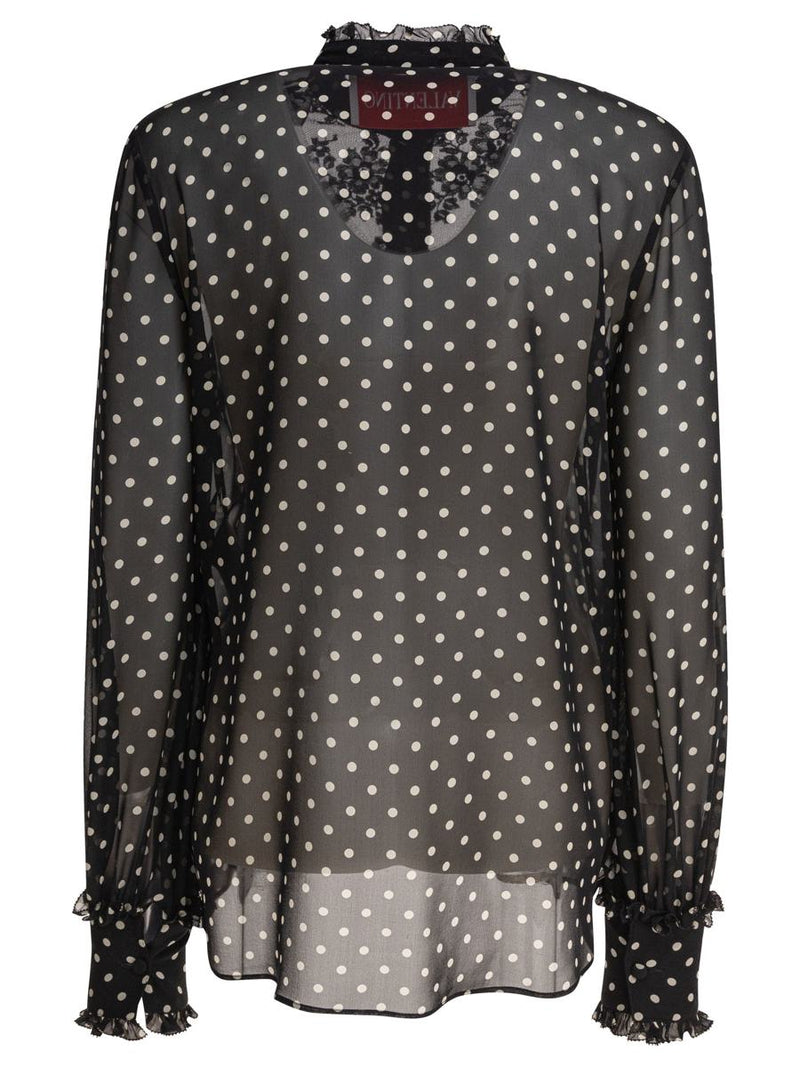 Valentino Garavani Silk Long-Sleeved Shirt