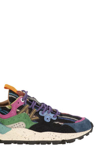 Flower Mountain Yamano 3 - Sneakers In Suede And Technical Fabric