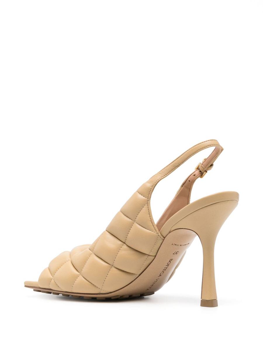 Bottega Veneta Padded Leather Slingback Sandals