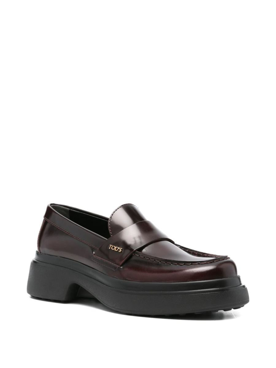 Tod'S Leather Platform Loafers