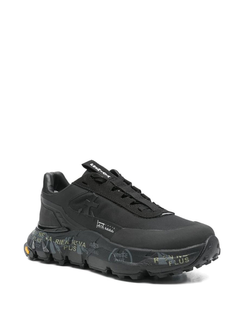 Premiata 'Devind' Sneakers In Black Leather