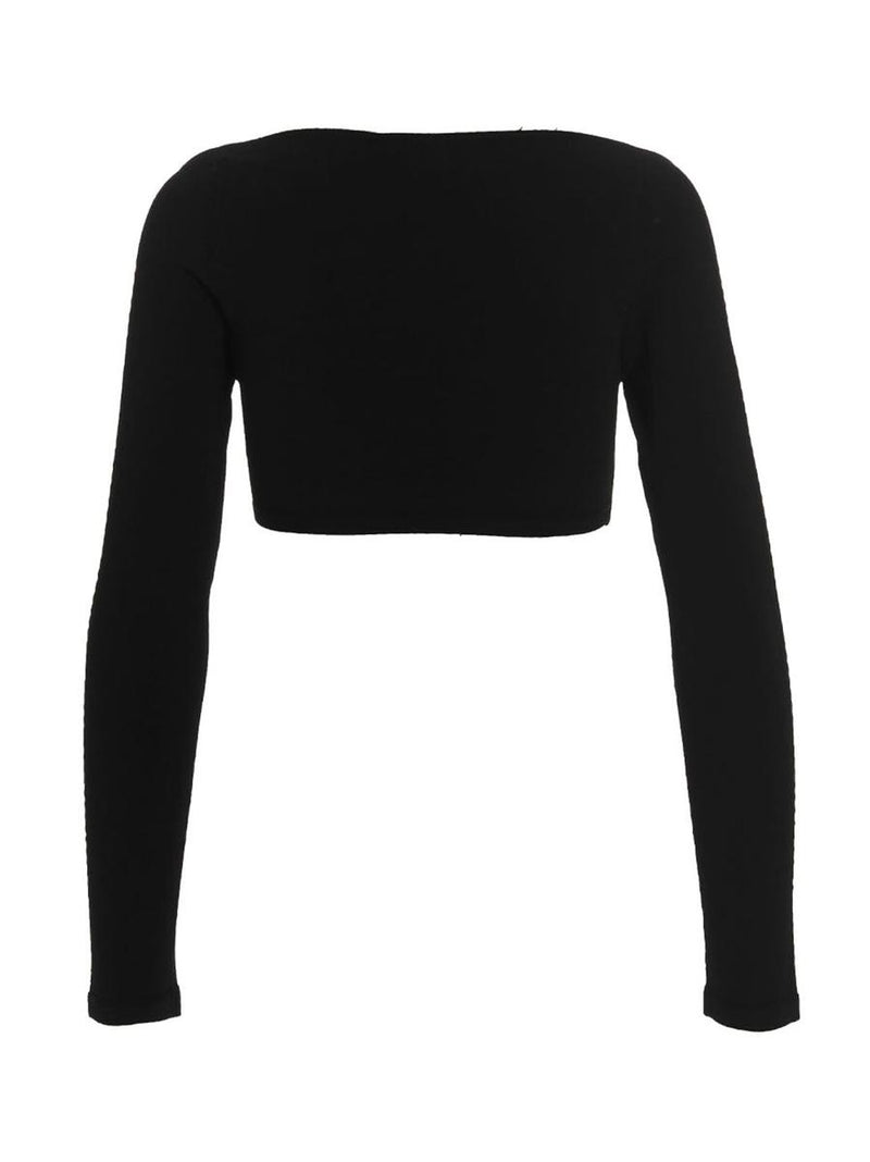 DSQUARED2 Ribbed Cropped Sweater