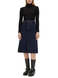 Burberry Denim Skirt