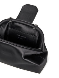 Amina Muaddi Camelia Satin Clutch