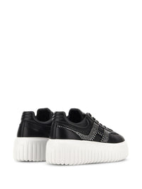Hogan H-Stripes Leather Sneakers