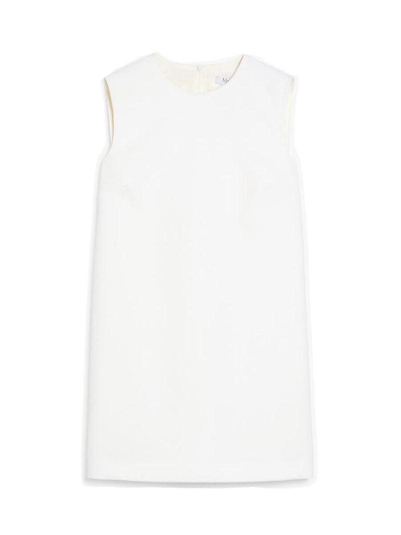Max Mara Fiuggi Wool Canvas Sleeveless Dress