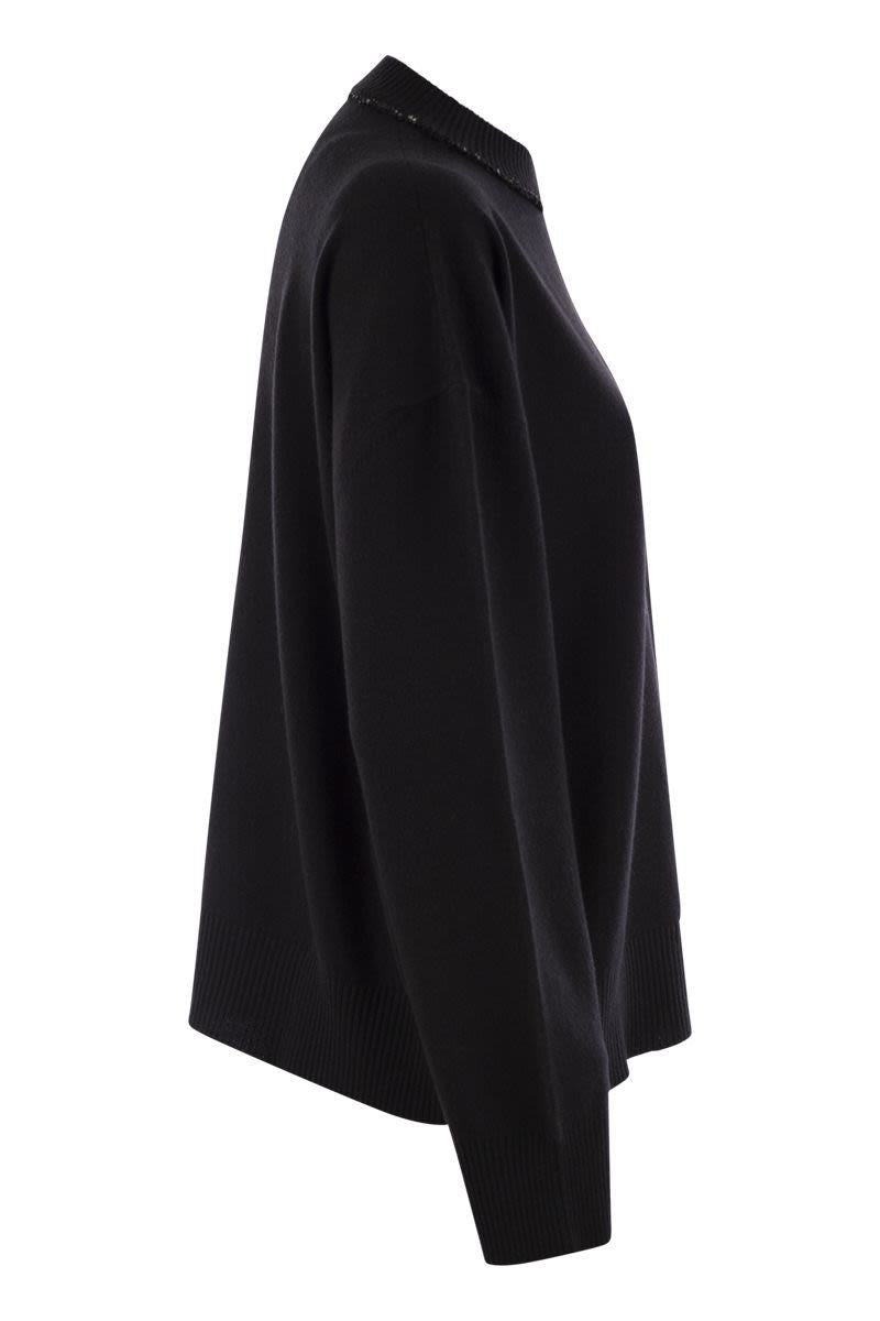 Fabiana Filippi Crew-Neck Sweater With Sequins