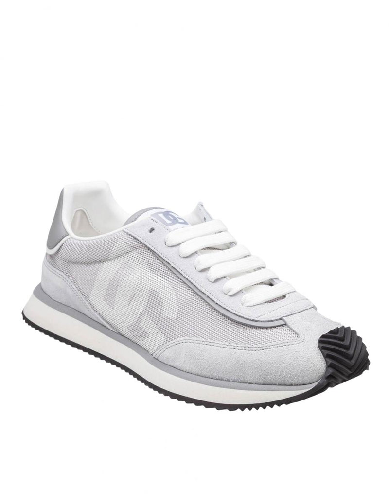 Dolce & Gabbana Canvas And Suede Sneakers