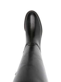 Brunello Cucinelli Leather High Riding Boots Shoes