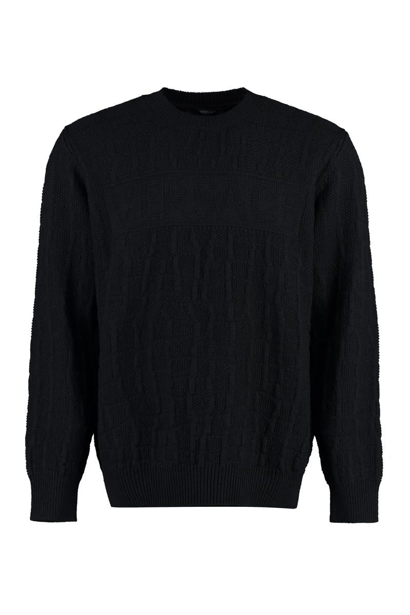 Versace Crew-Neck Wool Sweater