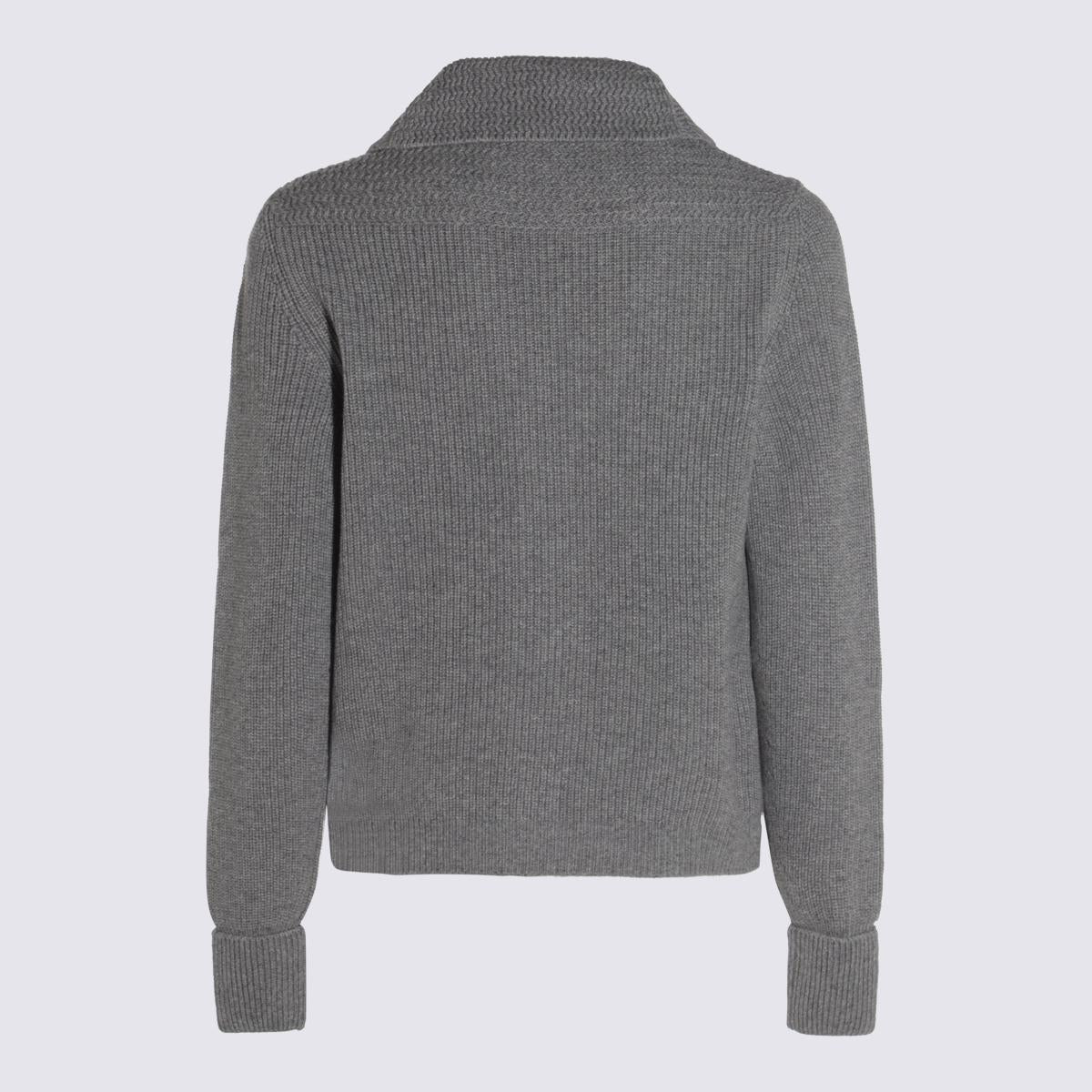 Tom Ford Grey Wool Knitwear