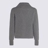 Tom Ford Grey Wool Knitwear