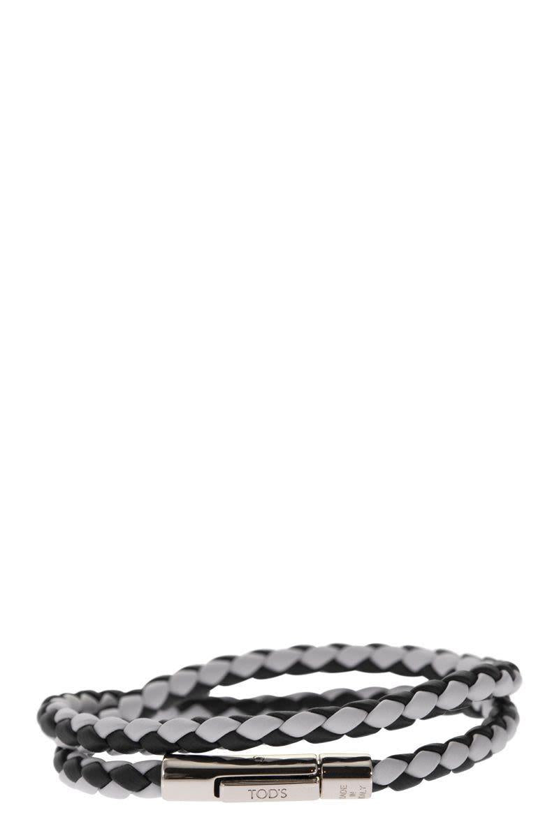 Tod'S Mycolors 2-Turn Leather Bracelet