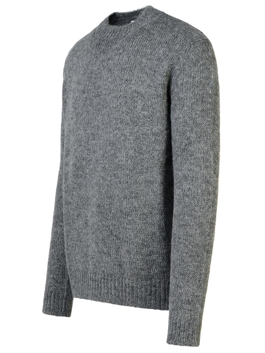 Jil Sander Grey Alpaca Blend Sweater