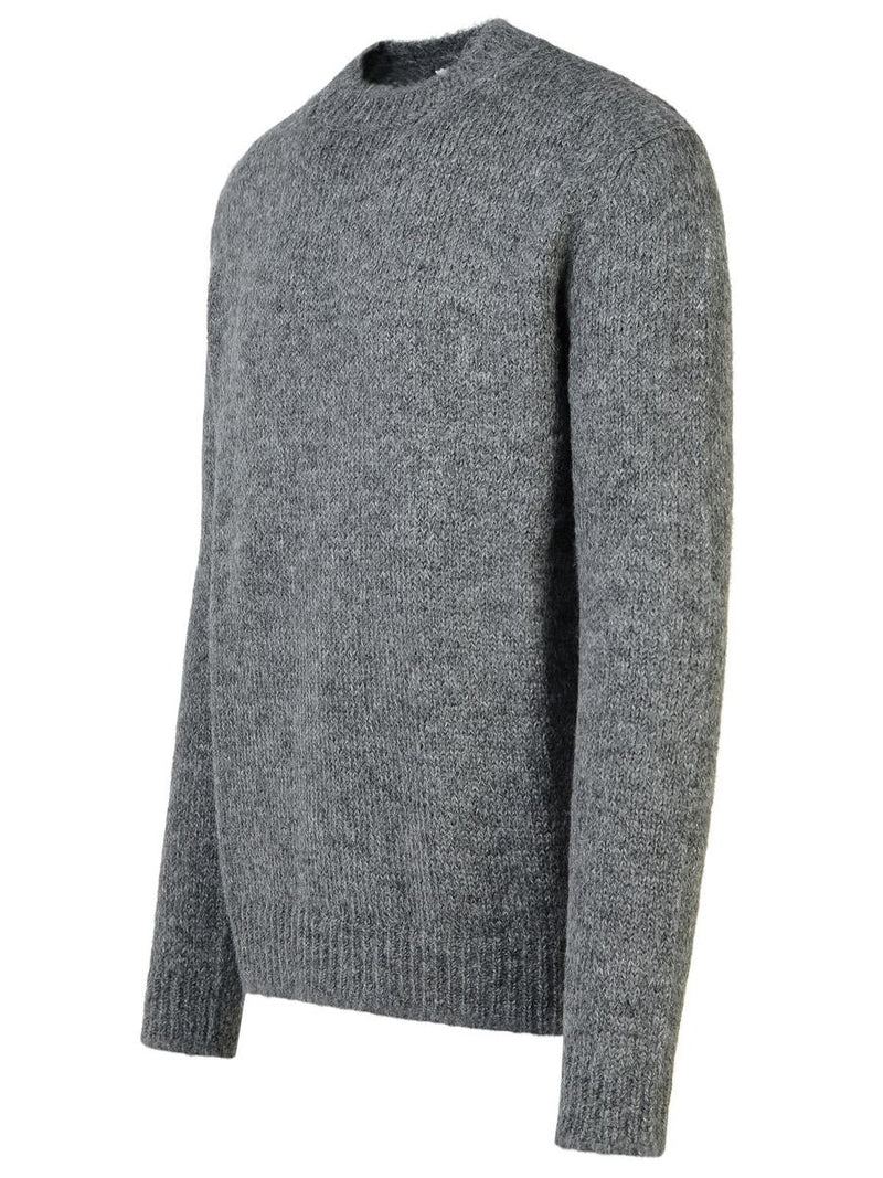 Jil Sander Grey Alpaca Blend Sweater