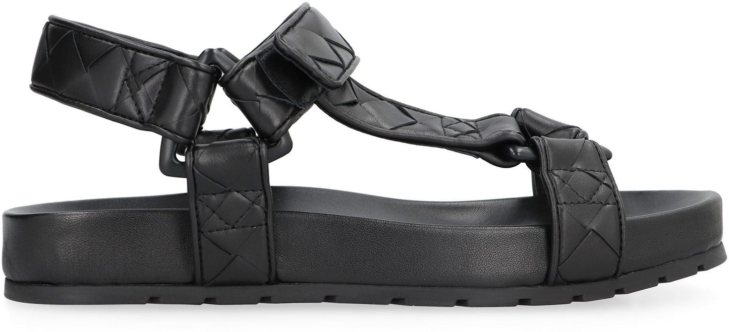Bottega Veneta Trip Leather Sandals