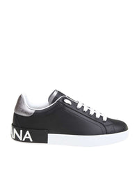 Dolce & Gabbana Portofino Sneakers In Nappa Calfskin