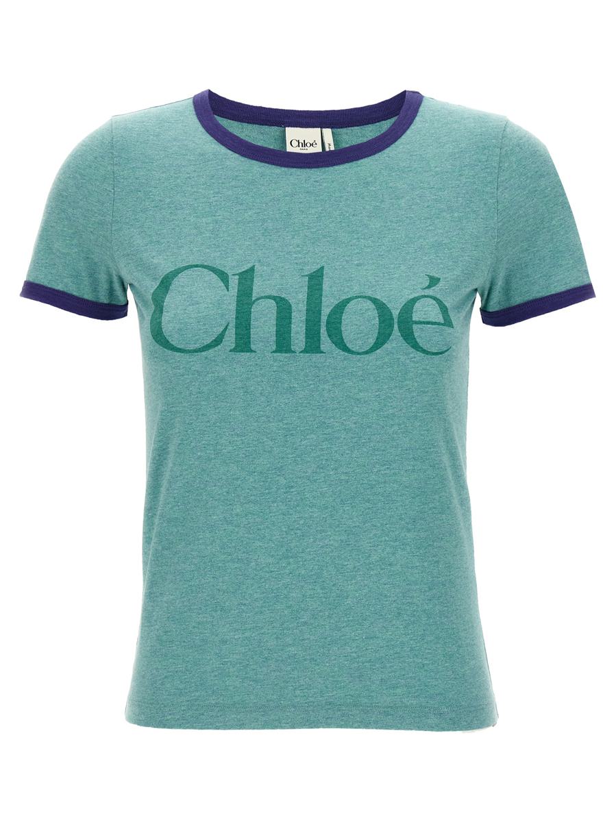 Chloé Logo Print T-Shirt
