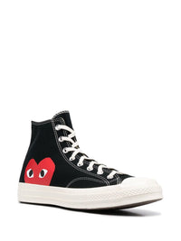 Converse X Comme Des Garçons Play Converse Half Heart High-Top Sneakers Shoes
