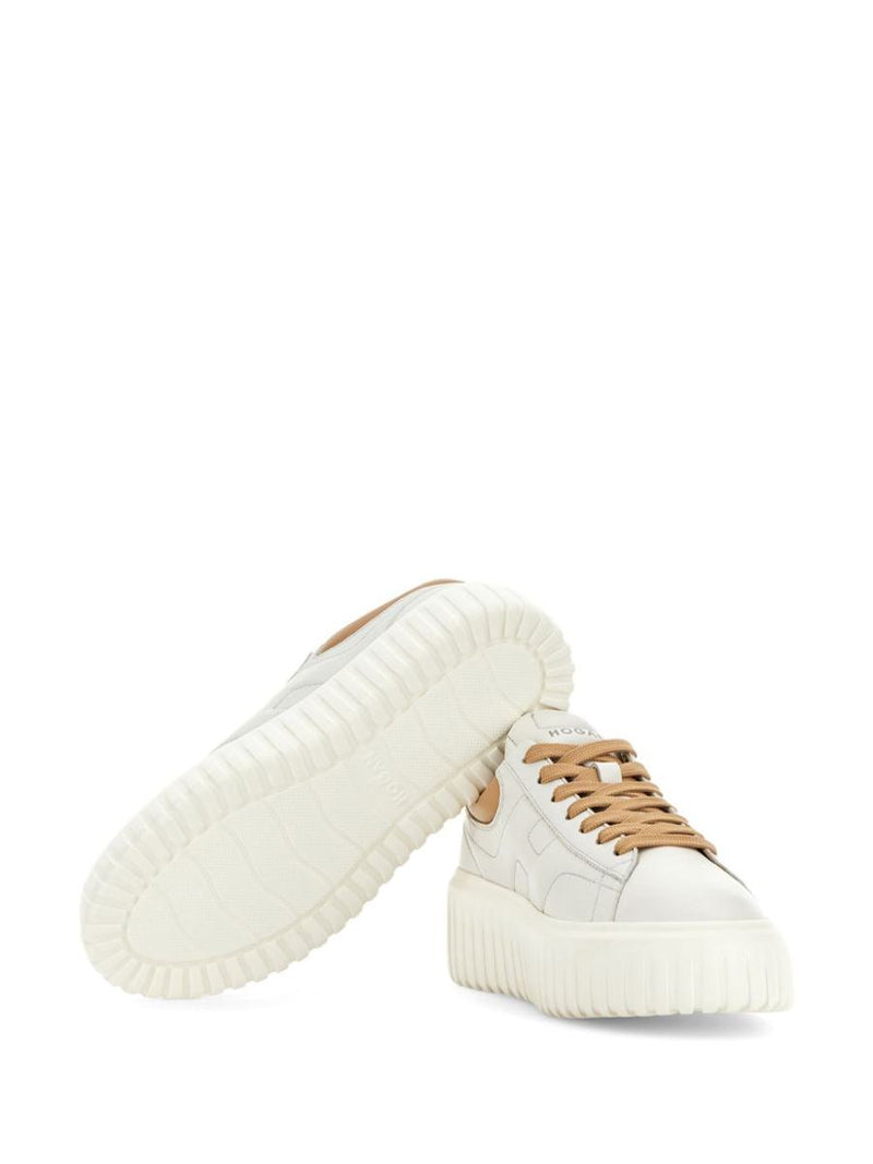 Hogan H-Stripes Leather Sneakers