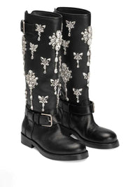 Dolce & Gabbana Rhinestone Boots