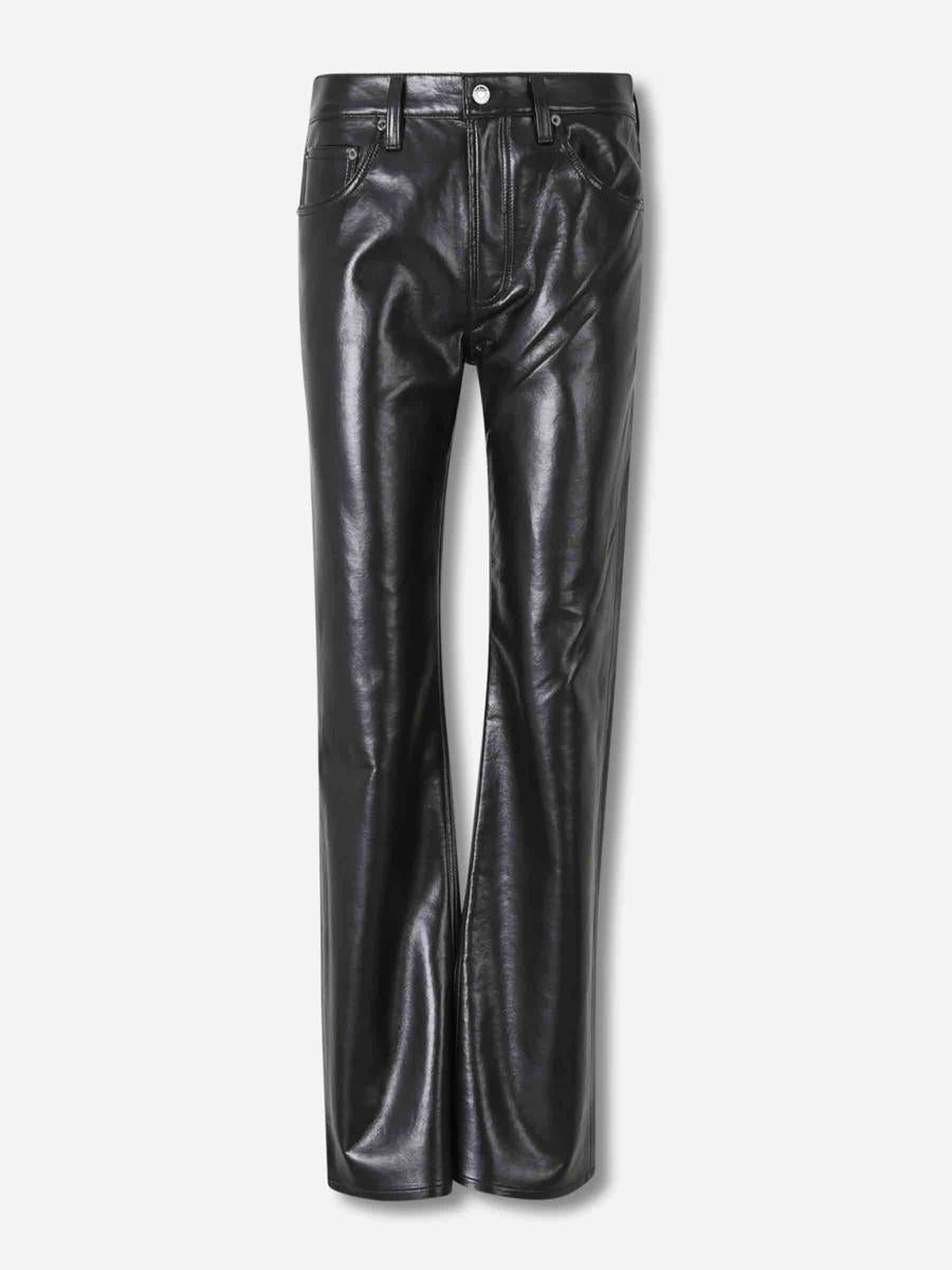 Agolde Straight Leather Pants
