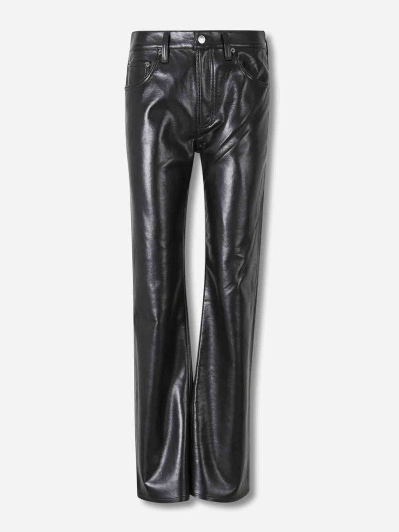 Agolde Straight Leather Pants