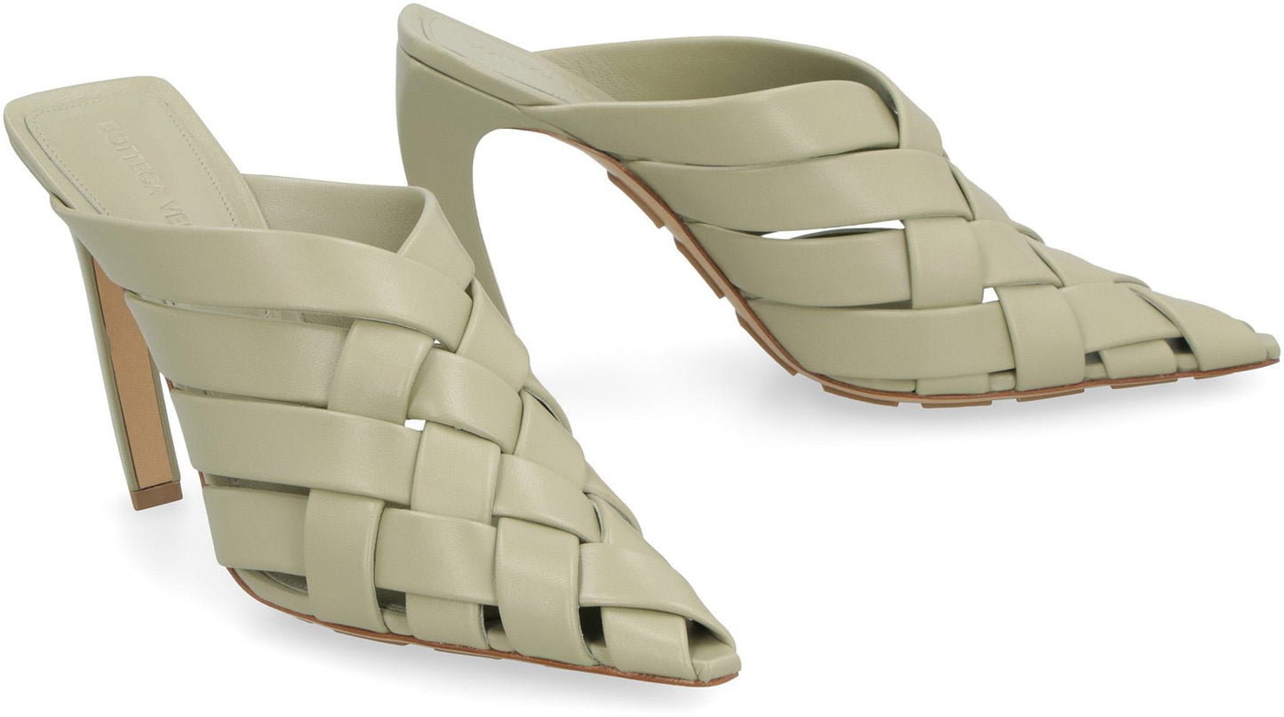 Bottega Veneta Alfie Leather Mules