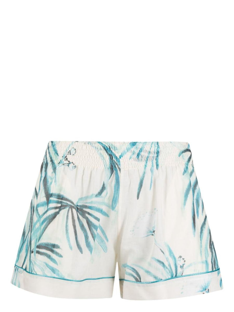 F.R.S. - For Restless Sleepers Printed Drawstring Cotton Shorts