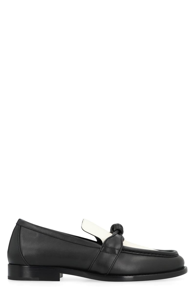 Bottega Veneta Astaire Leather Loafers