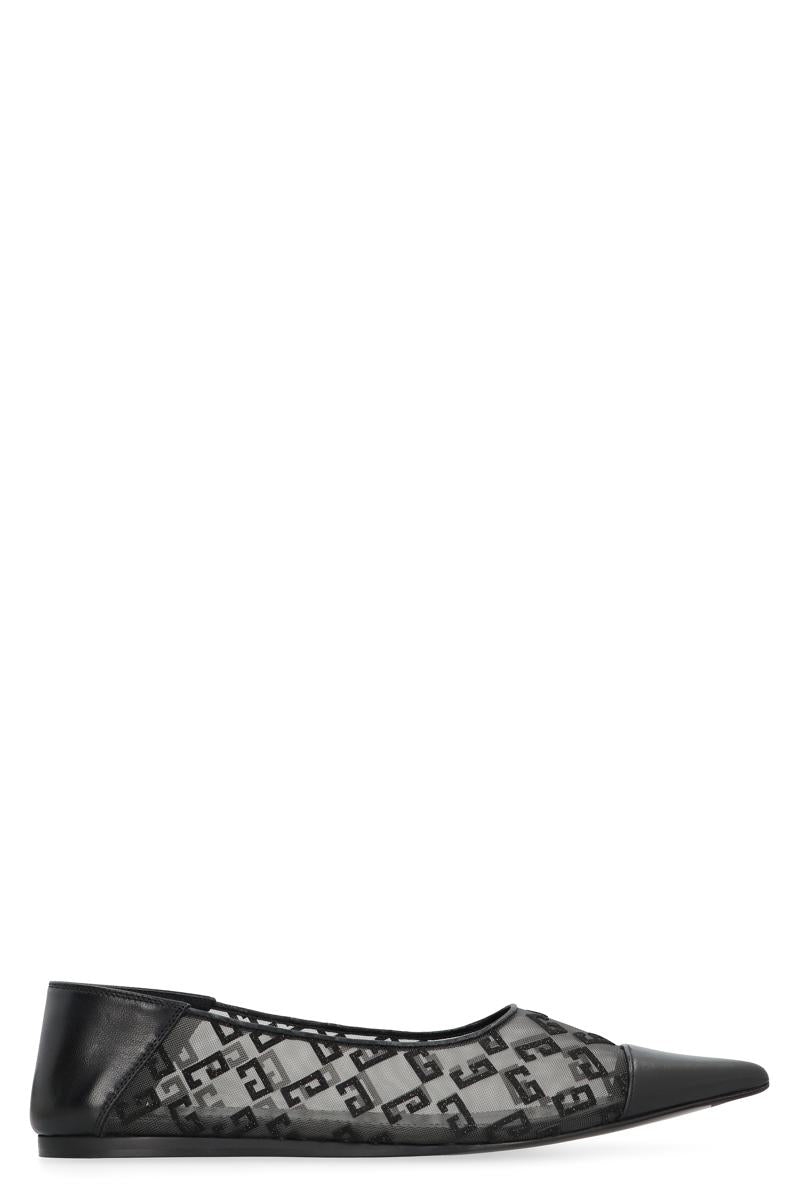 Givenchy 4G Pointy-Toe Ballet Flats