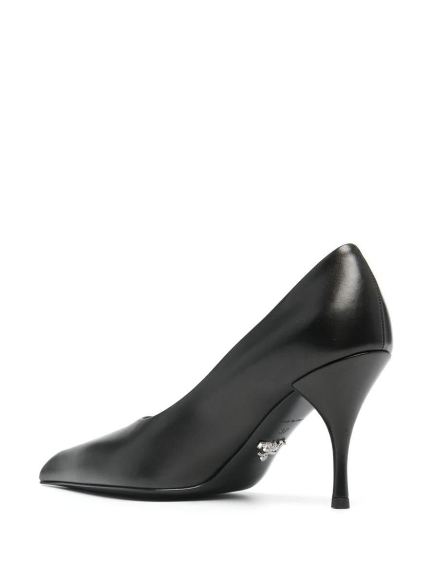 Prada 85Mm Leather Pumps