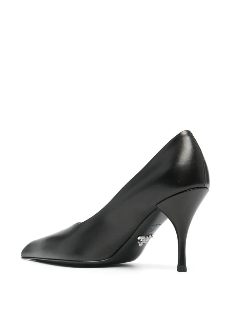 Prada 85Mm Leather Pumps