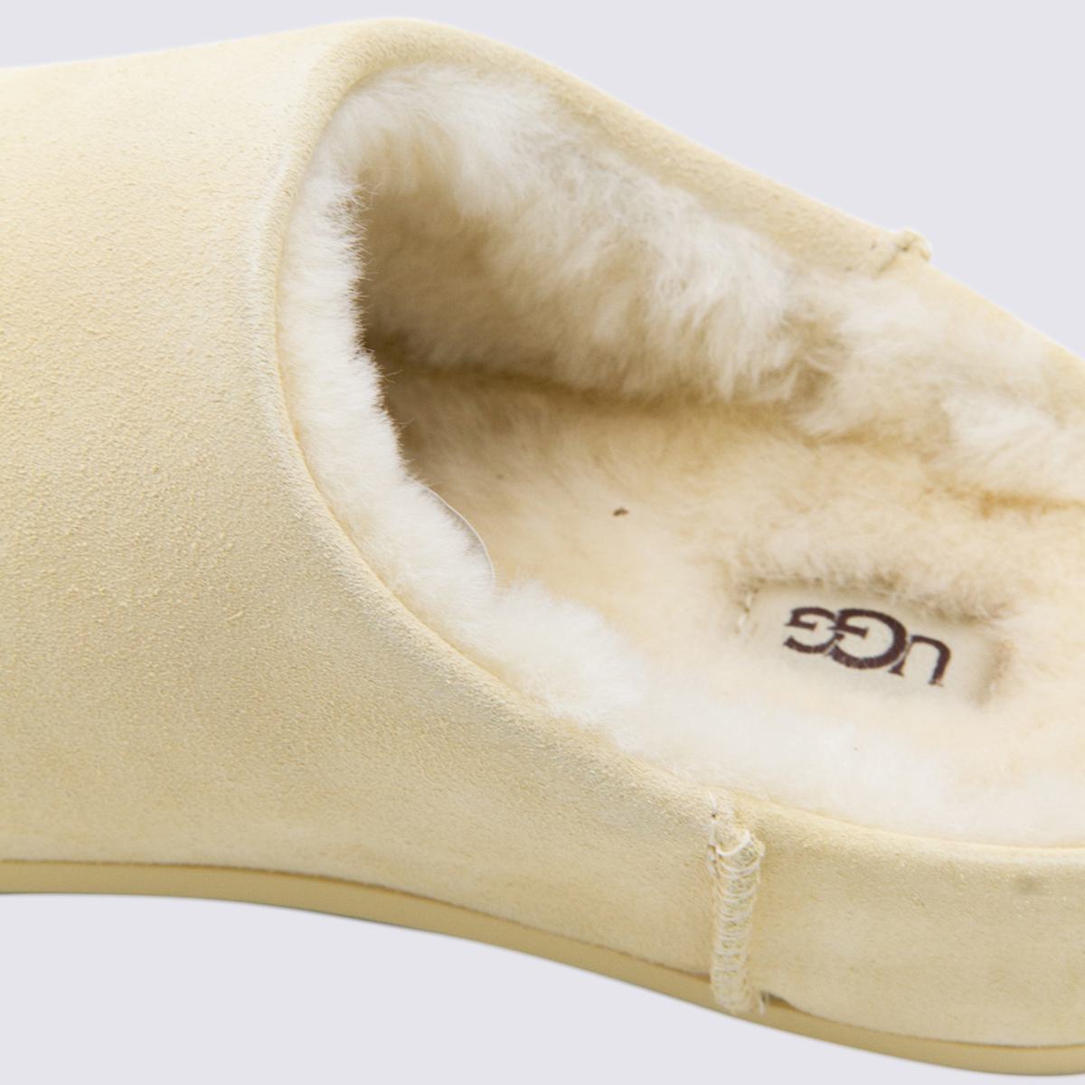 UGG Light Beige Elea Slip On Flats