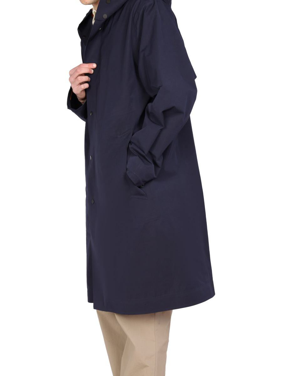 Monobi Hooded Trench Coat