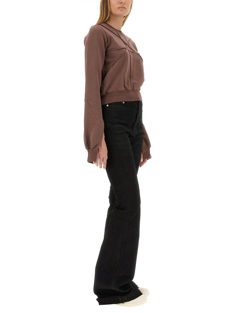 Rick Owens Drkshdw Cropped Sweatshirt