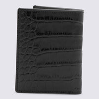Tom Ford Black Leather Card Holder