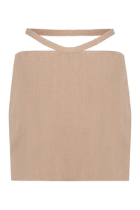 Andreādamo Knitted Mini Skirt