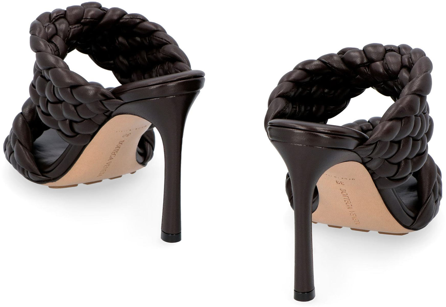 Bottega Veneta The Curve Leather Mules