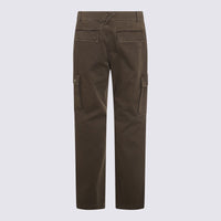 Burberry Brown Cotton Pants
