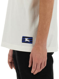 Burberry T-Shir With Ekd Patch