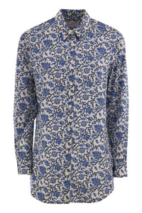 MC2 Saint Barth Brigitte - Shirt With Flower Pattern