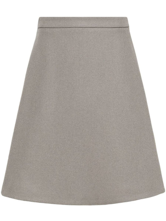 AMI Paris Knitted Midi Skirt