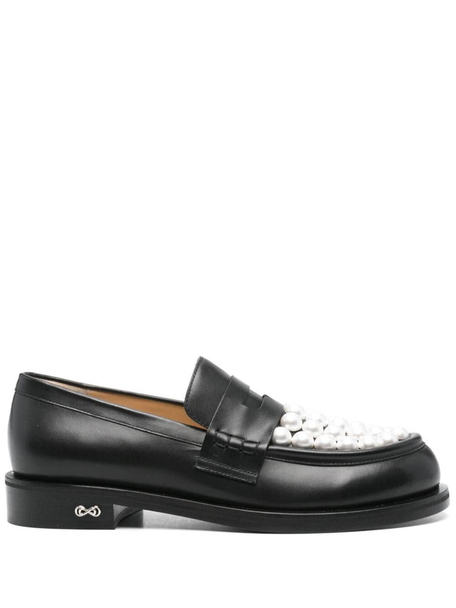 Mach & Mach Sirene Bicolour Pearl Loafers Shoes